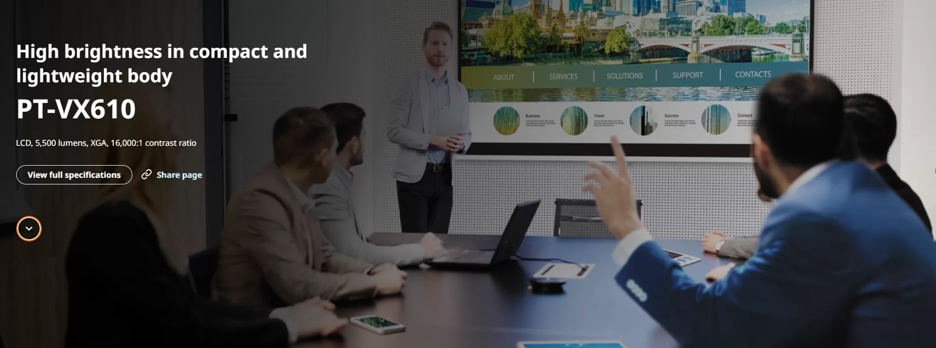 Máy chiếu Panasonic PT-VX610